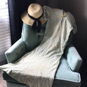 1940s 1930s sage green dress lace vintage